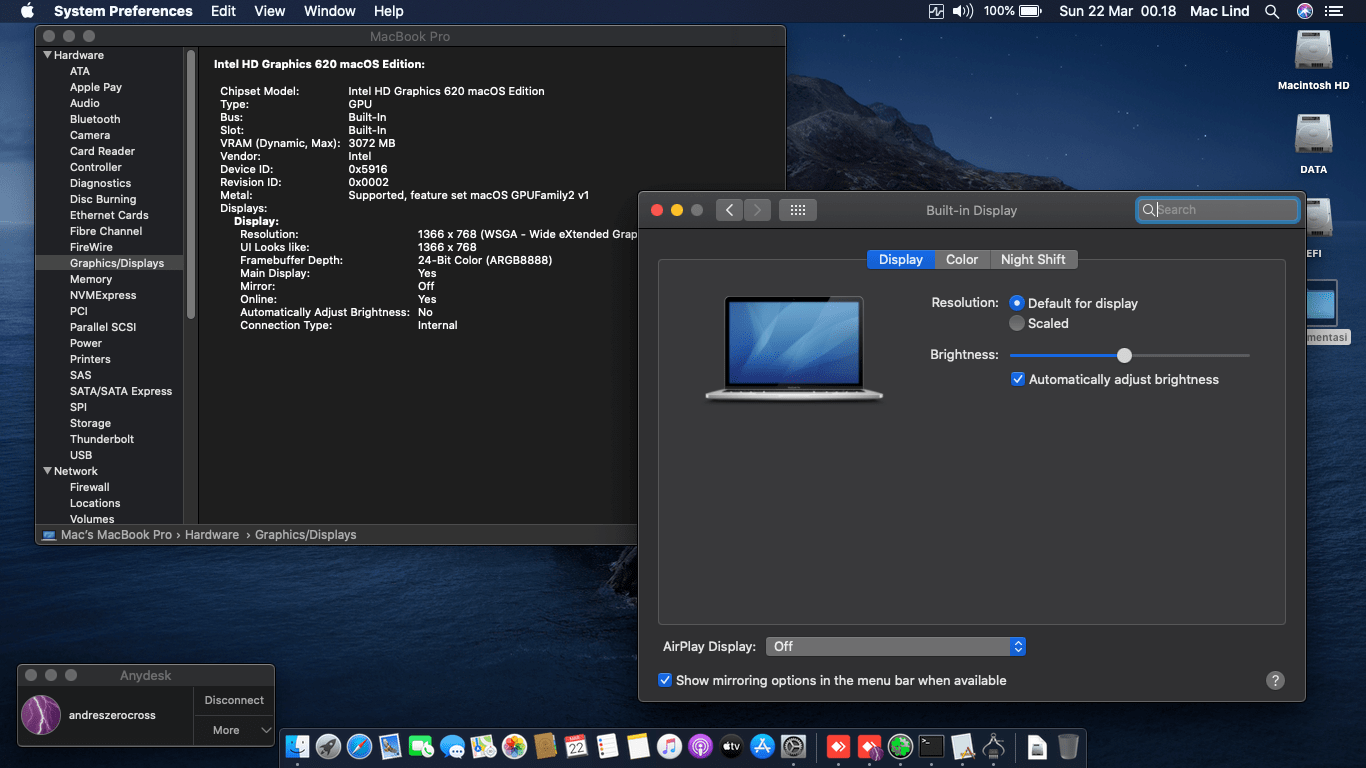 Acer Aspire E5 475G 59C7 [KabyLake   Intel HD 620 + I2C] 8